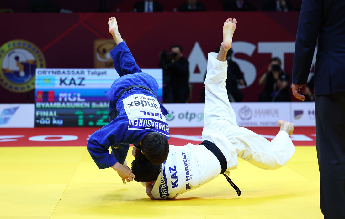 Late yuko and ko-soto-gake decide -60 kg gold in Astana - Image: IJF / International Judo Federation
