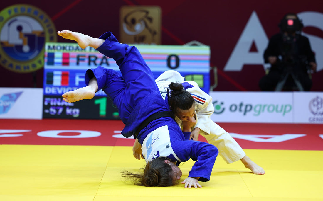 Mokdar seals Astana success after all-French -57 kg final - Image: IJF / International Judo Federation
