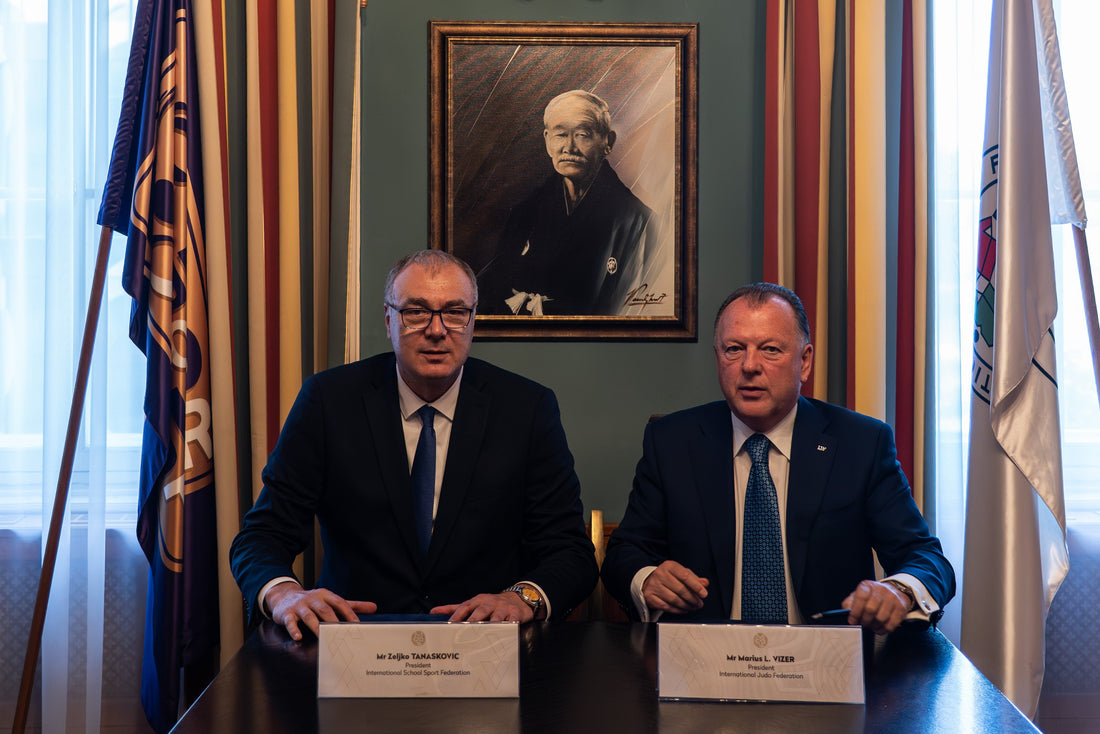 A New School Path for Judo Takes Shape as IJF and ISF Sign Global Agreement - Image: IJF / International Judo Federation