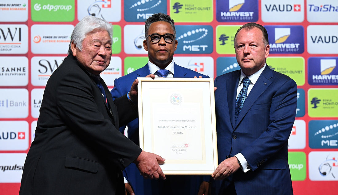 A Lifetime of Judo Recognised as Mikami Reaches 10th Dan - Image: IJF / International Judo Federation