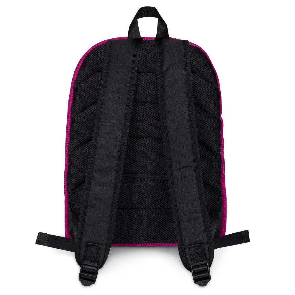 Backpack "JAD Pattern Pink"