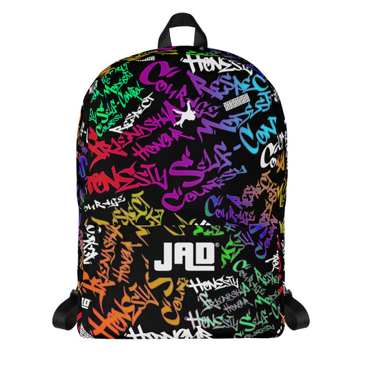 Backpack "Colorful Combat Values Graffiti Style"