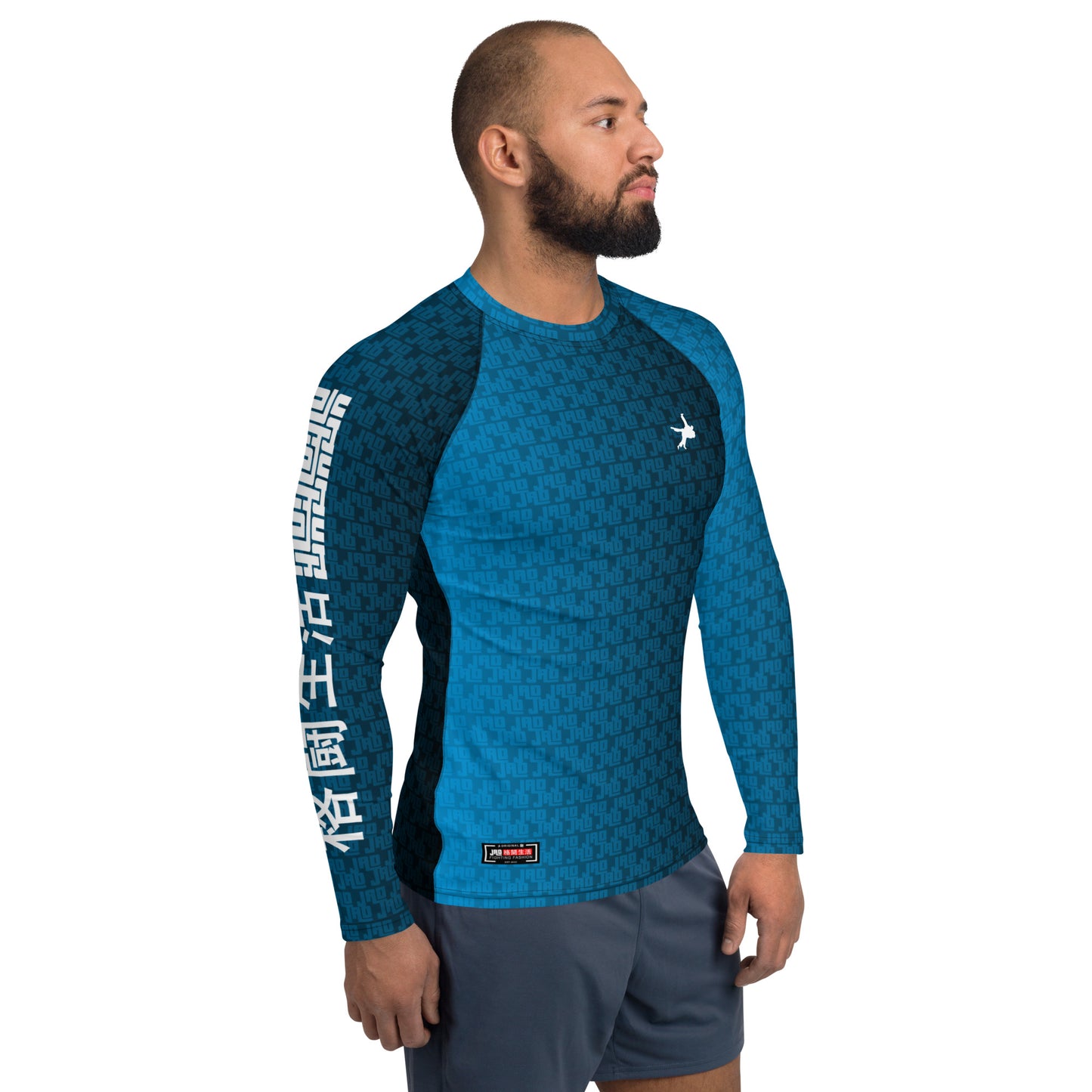 Ultimate Rash Guard 'Shadow Fighter Blue' | JAD®