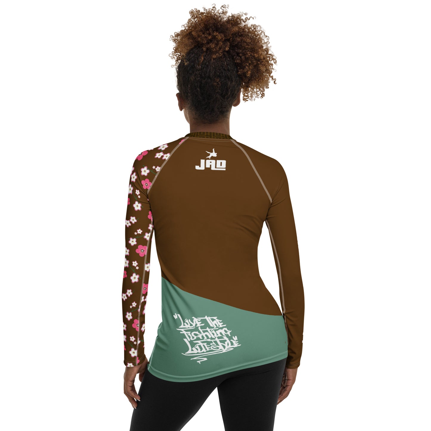 Ultimate Frauen Rash Guard 'Fighting Lady Brown' | JAD®