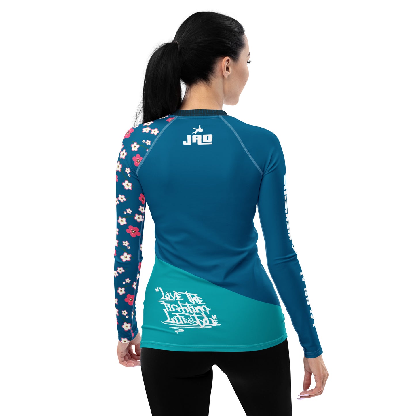 Ultimate Women's Rash Guard 'Fighting Lady Blue' | JAD®