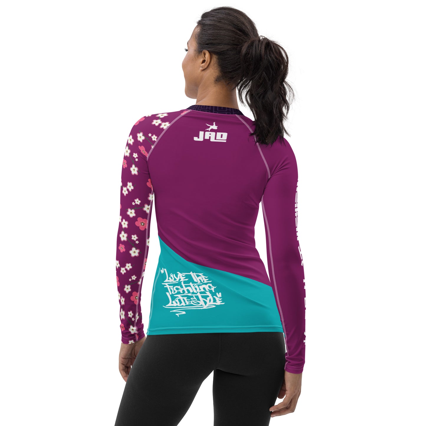 Ultimate Frauen Rash Guard 'Fighting Lady Purple' | JAD®