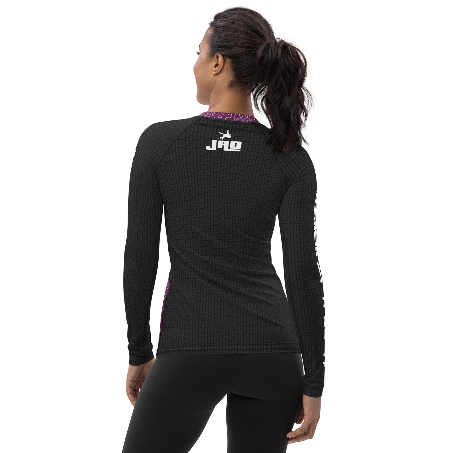 Ultimate Frauen Rash Guard 'Ippon Skull Purple' | JAD®