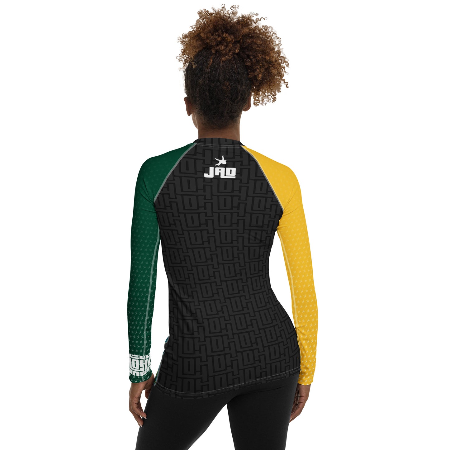 Ultimate Frauen Rash Guard 'Green Fighting Lifestyle' | JAD®