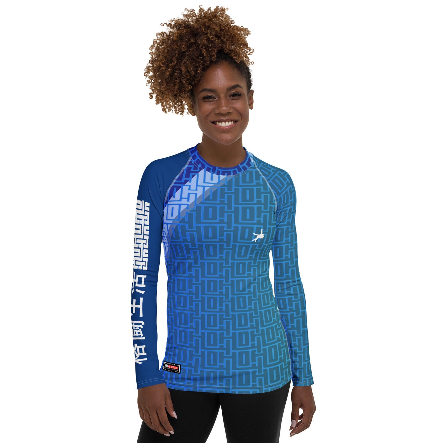 Ultimate Frauen Rash Guard 'Blue Fighting Lifestyle' | JAD®