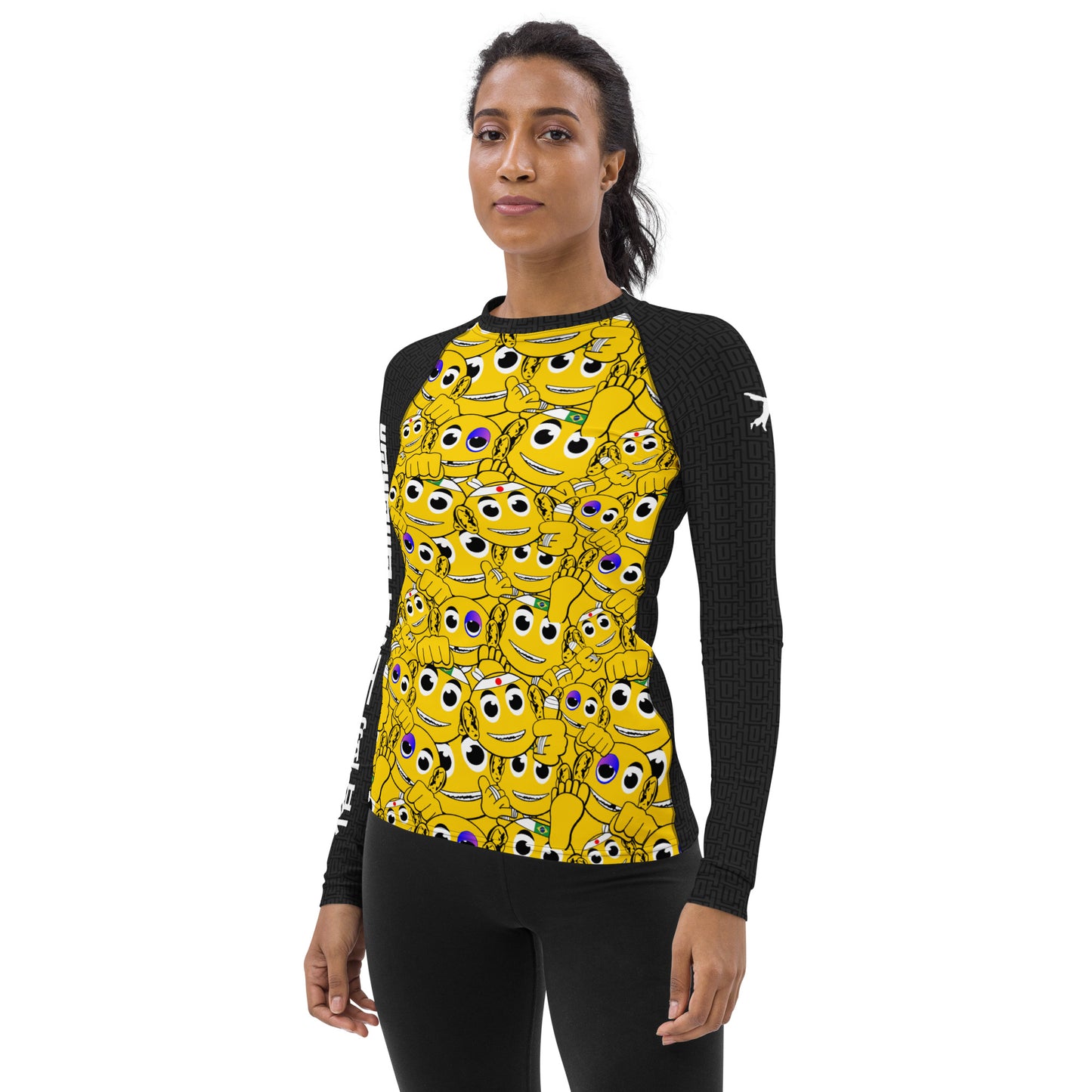 Ultimate Women's Rash Guard 'Fight and Smile' | JAD®