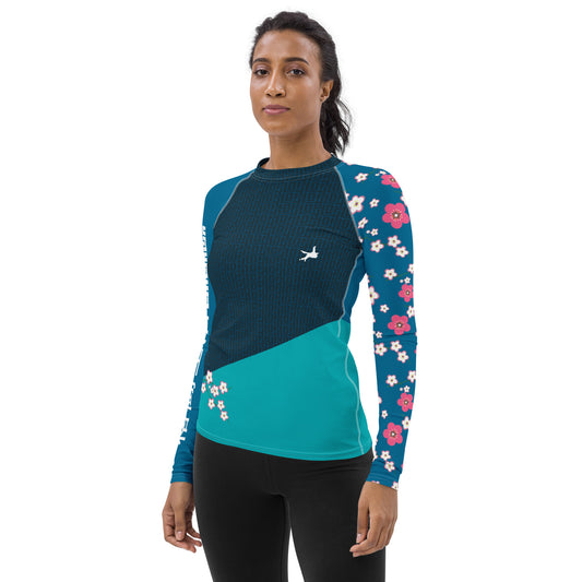 Ultimate Women's Rash Guard 'Fighting Lady Blue' | JAD®