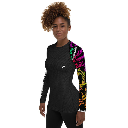 Ultimate Frauen Rash Guard 'Fighting Values Sleeve' | JAD®