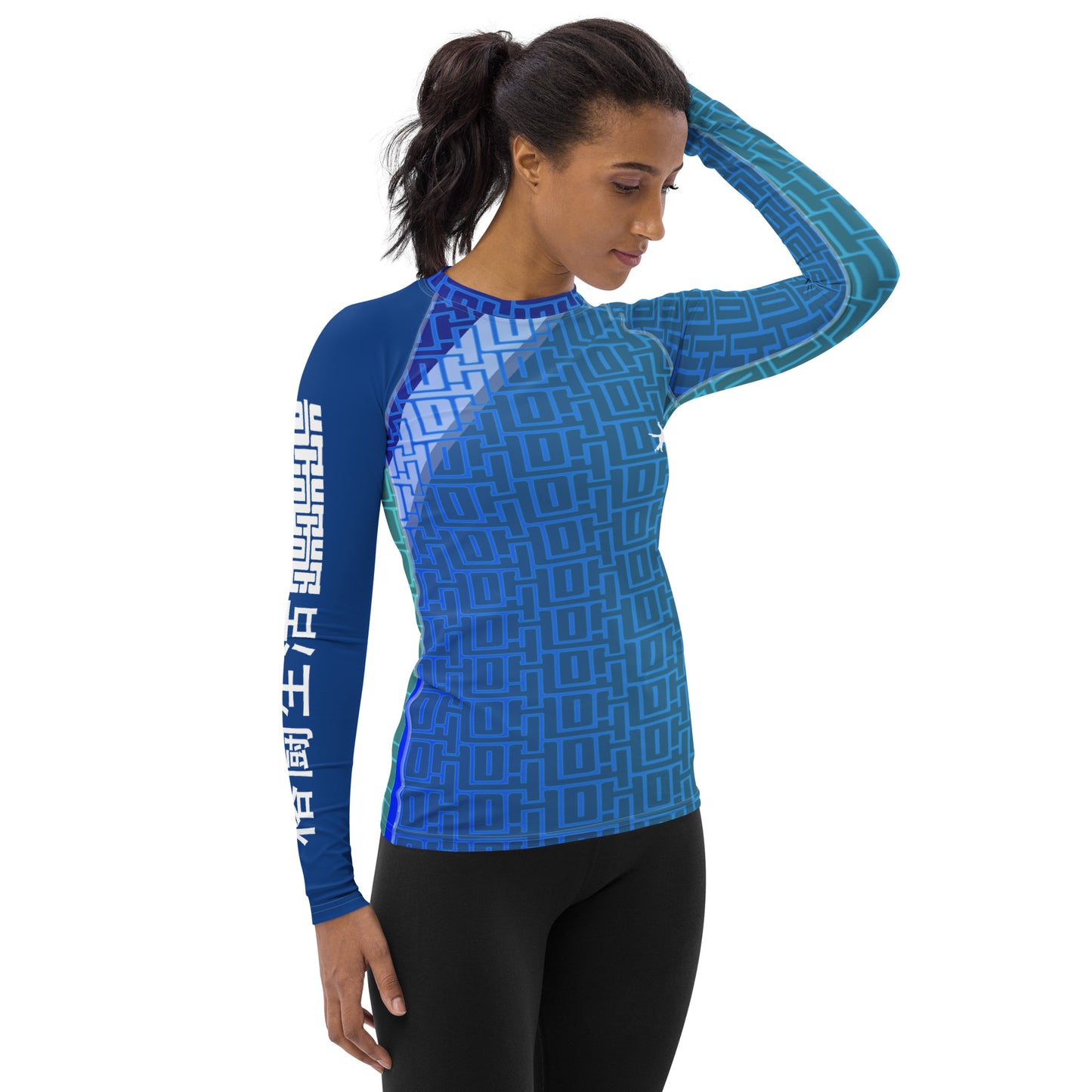 Ultimate Frauen Rash Guard 'Blue Fighting Lifestyle' | JAD®