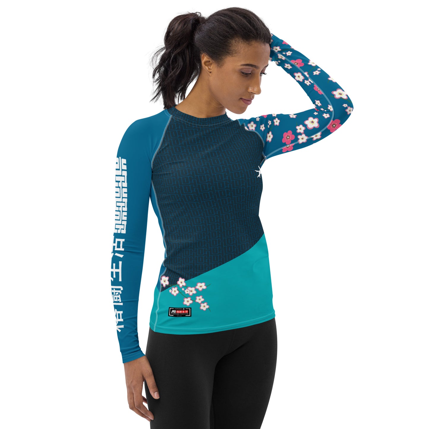 Ultimate Women's Rash Guard 'Fighting Lady Blue' | JAD®