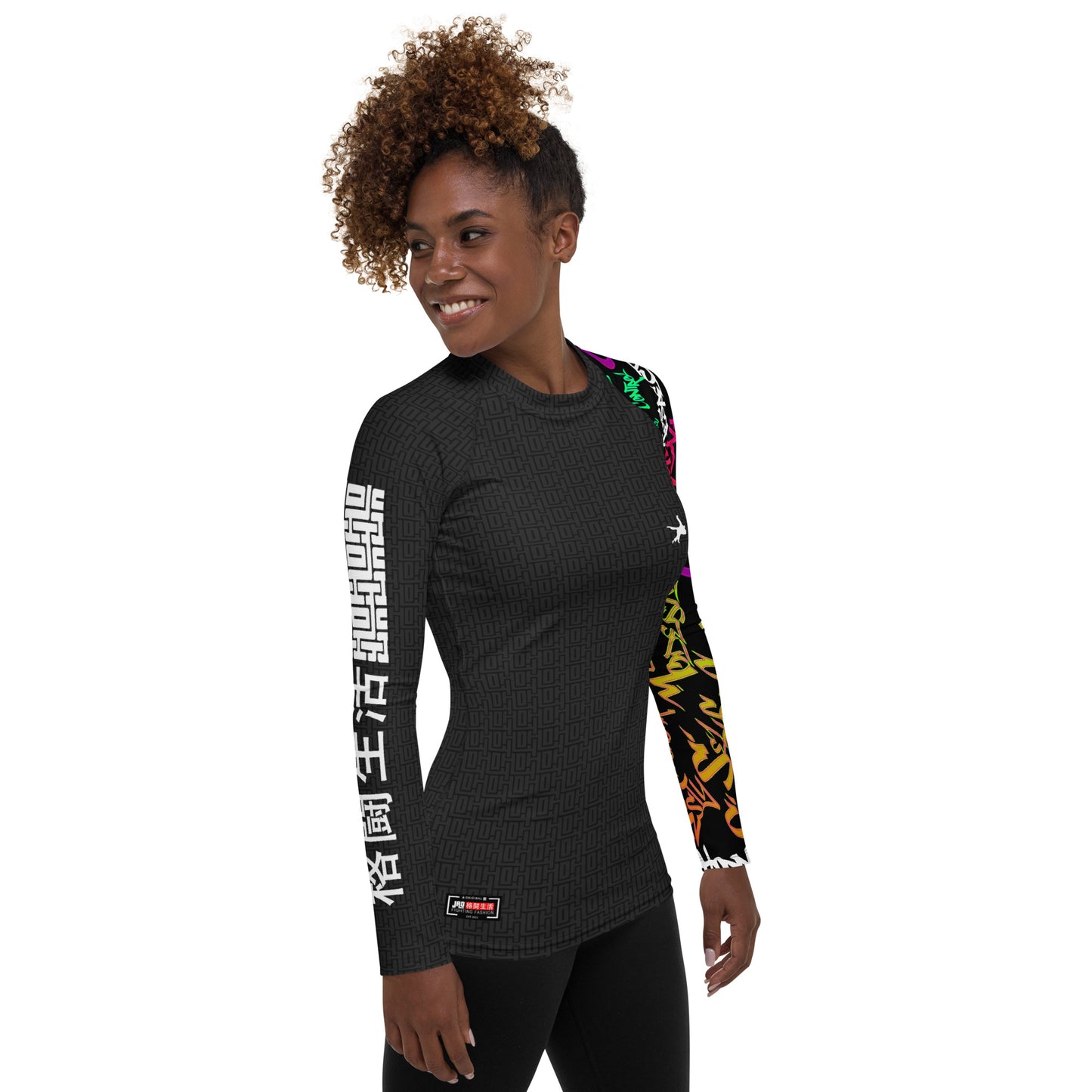 Ultimate Frauen Rash Guard 'Fighting Values Sleeve' | JAD®