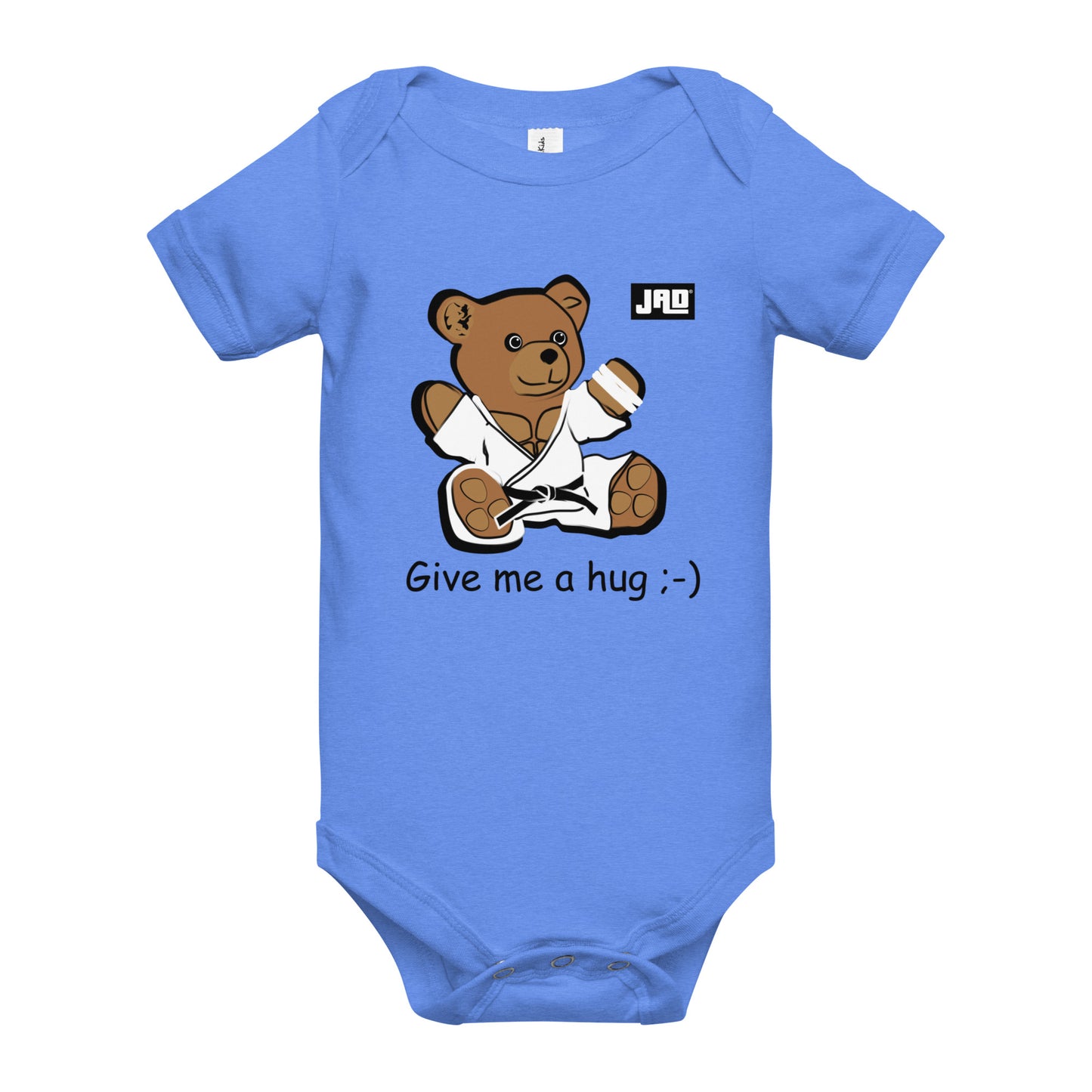 Baby short sleeve one piece "Bearhug"