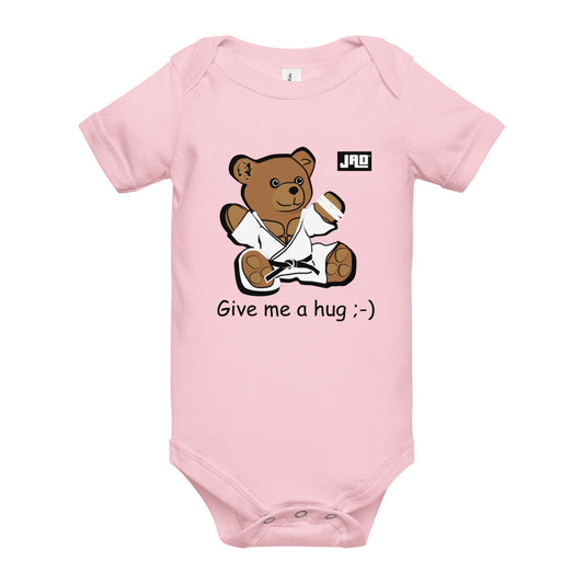 Baby short sleeve one piece "Bearhug"