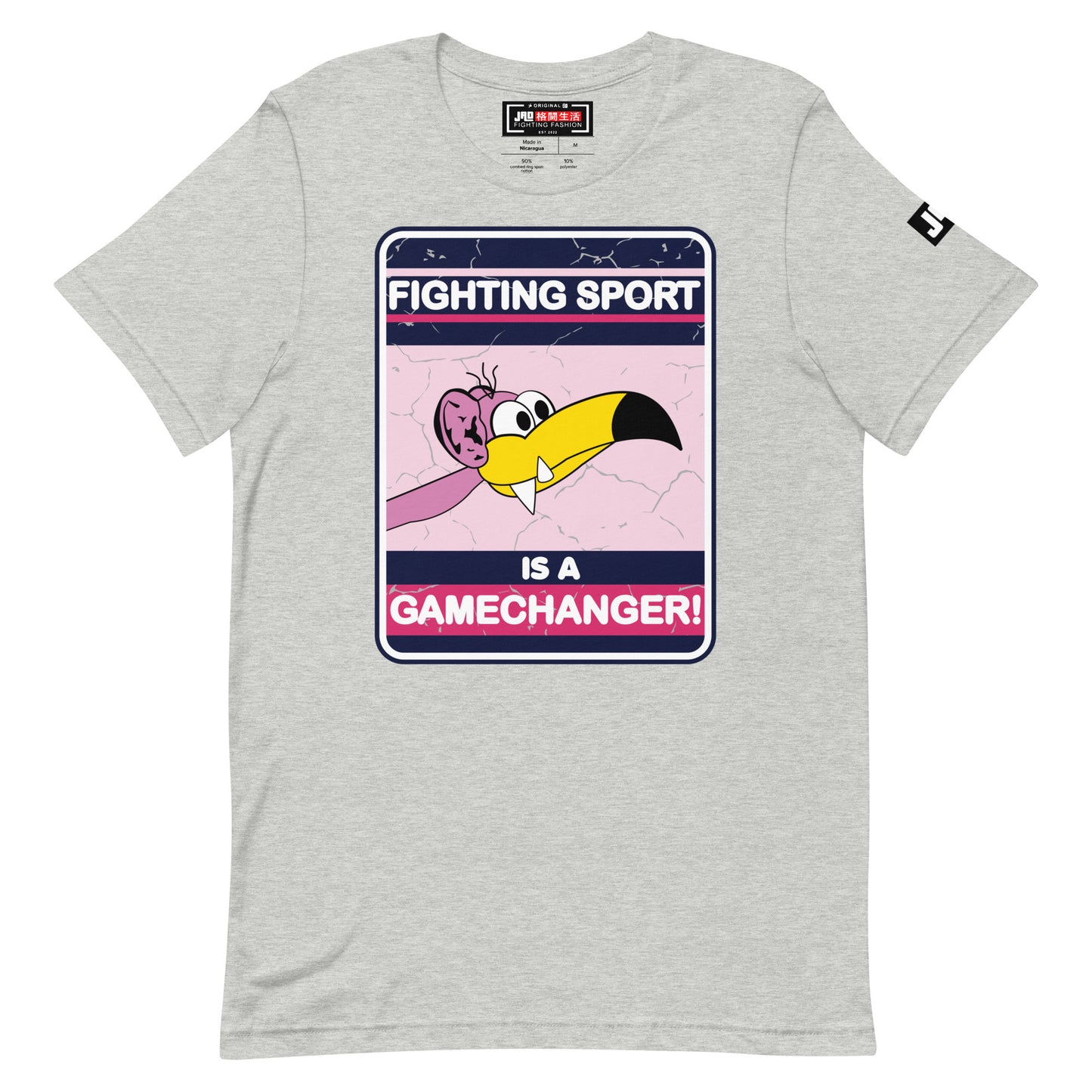 T-Shirt 'Flamingo - Fighting Sport is a Gamechanger' | JAD®