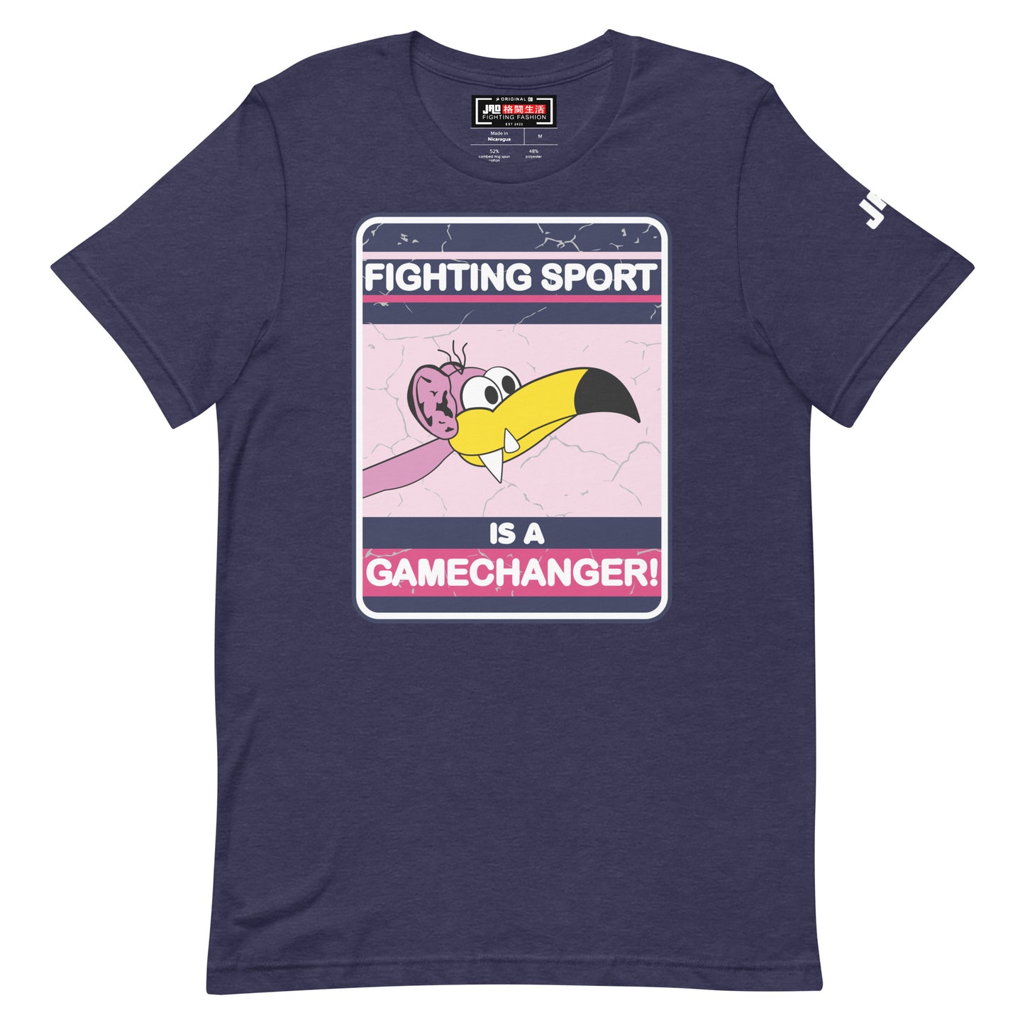 T-Shirt 'Flamingo - Fighting Sport is a Gamechanger' | JAD®