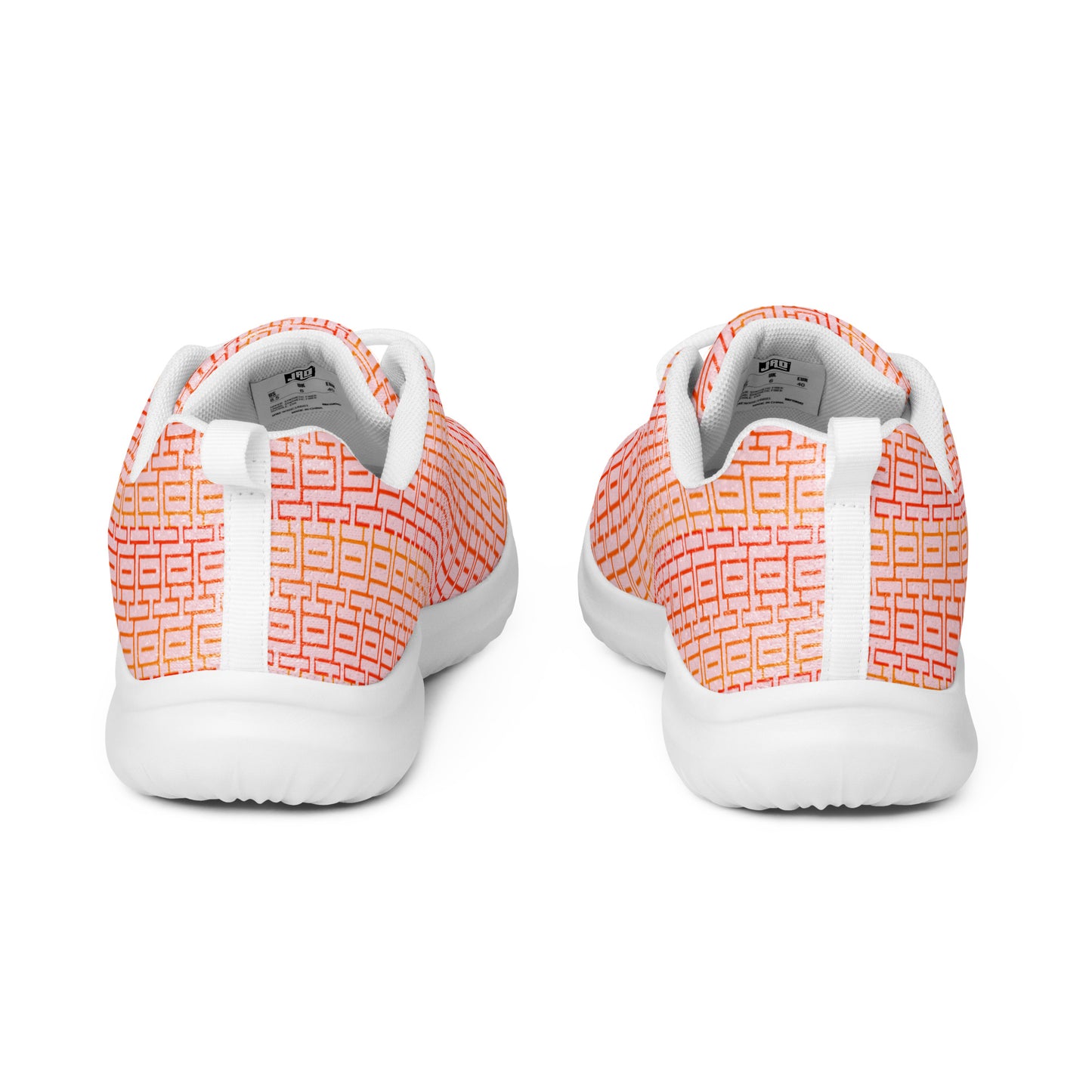 Women’s athletic shoes "Fresh Orange JAD Pattern"