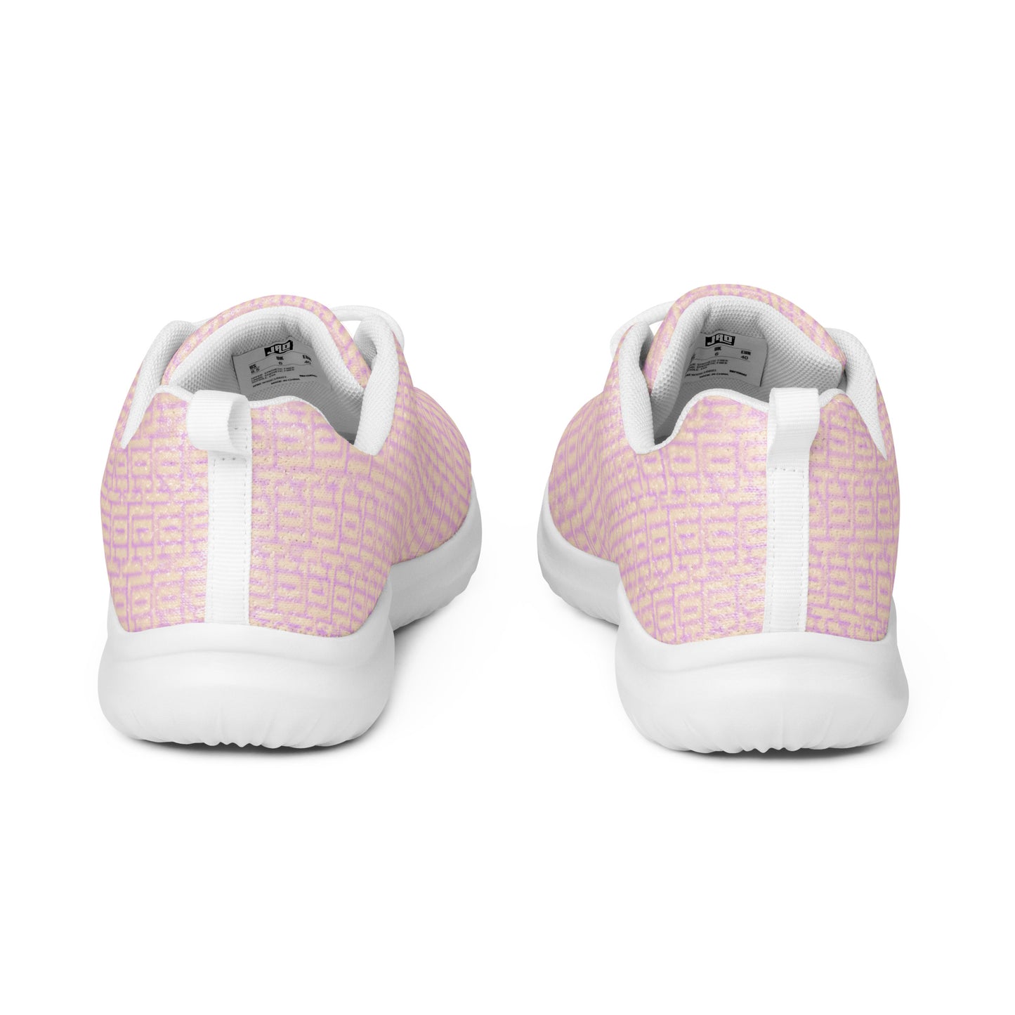 Women’s athletic shoes "Pink/Yellow JAD Pattern"