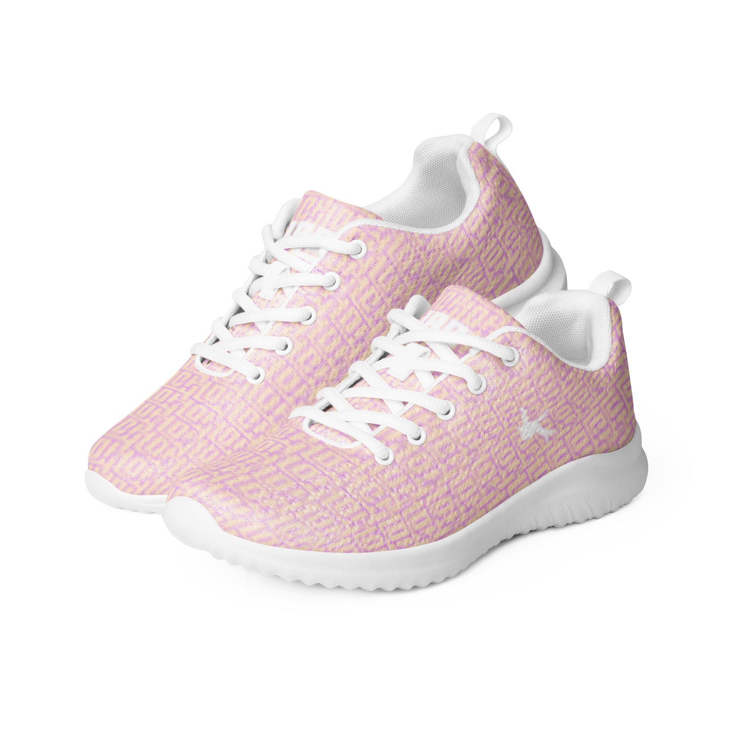 Women’s athletic shoes "Pink/Yellow JAD Pattern"