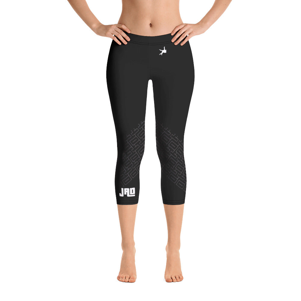 Capri Leggings "Black JAD fighting Style"