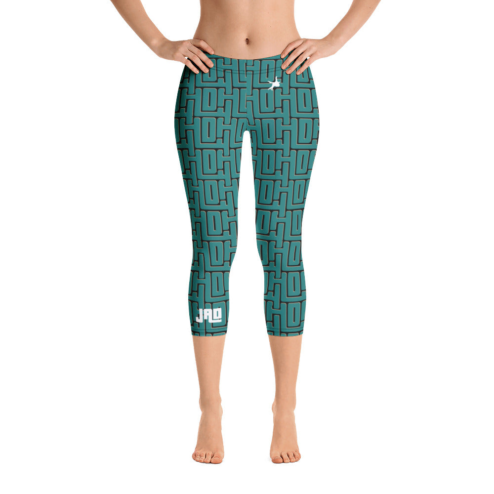 Capri Leggings "JAD Lifestyle Turquoise"