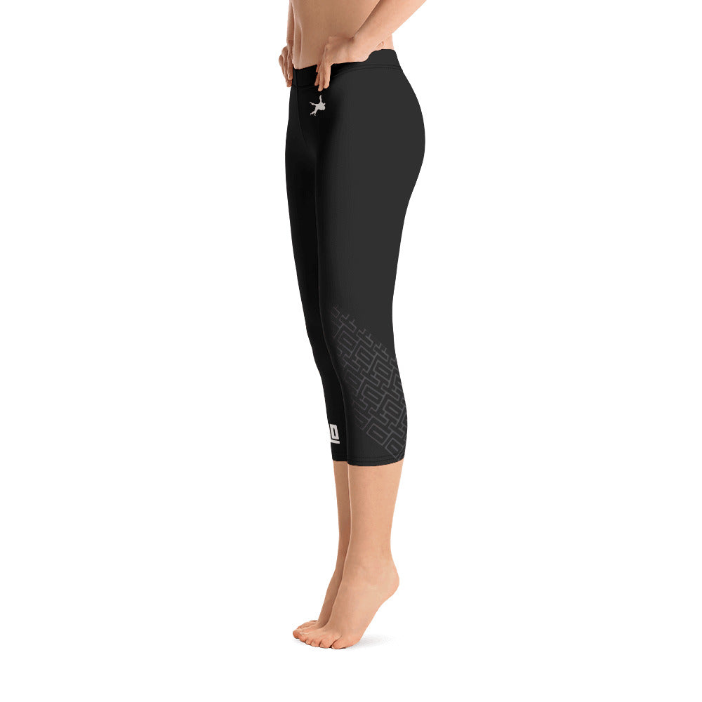 Capri Leggings "Black JAD fighting Style"