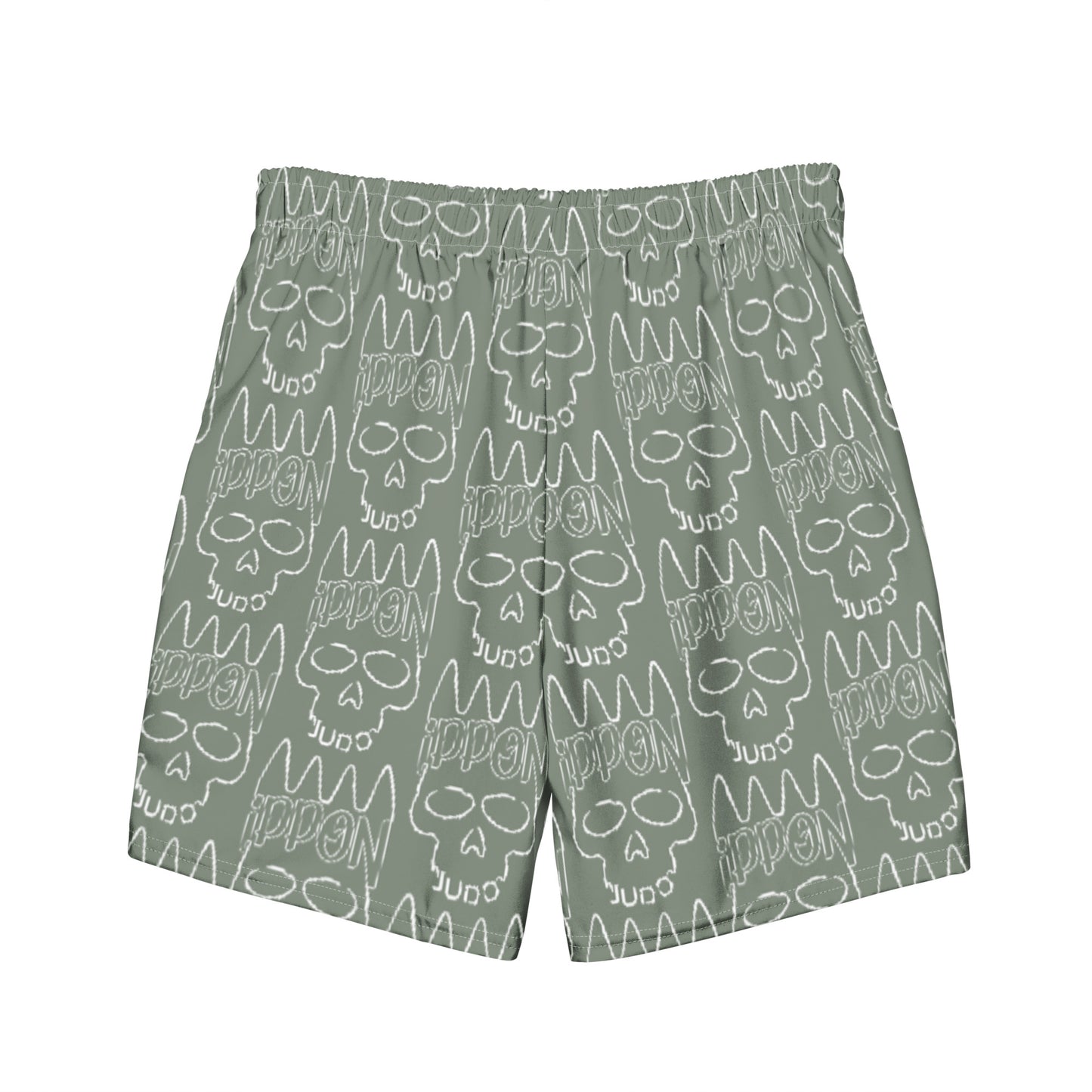 Men's Swim Trunks "Ippon Skull Olive"