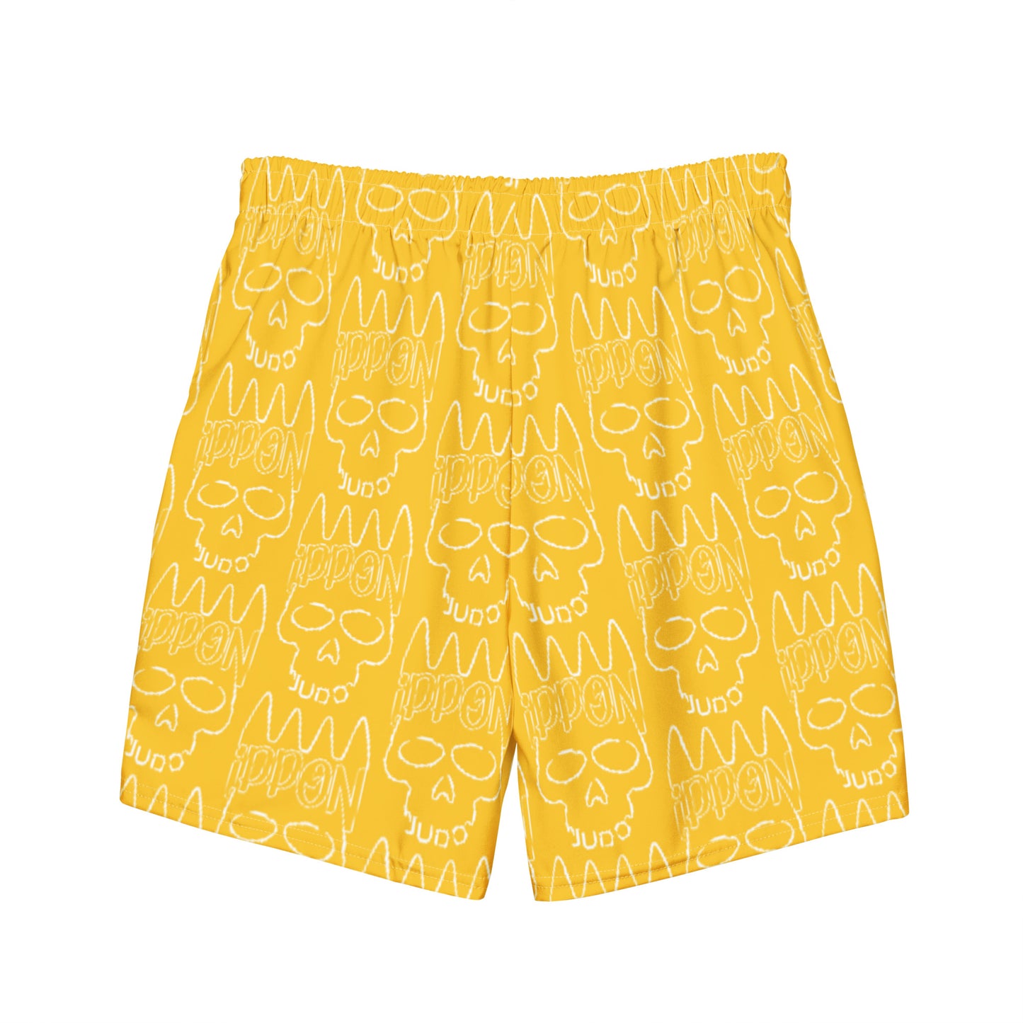 Men's Swim Trunks "Ippon Skull Yellow"