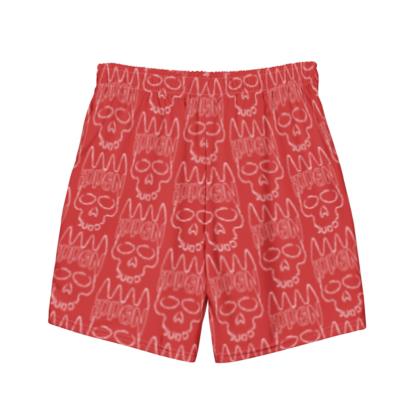 Men's Swim Trunks "Ippon Skull Red"