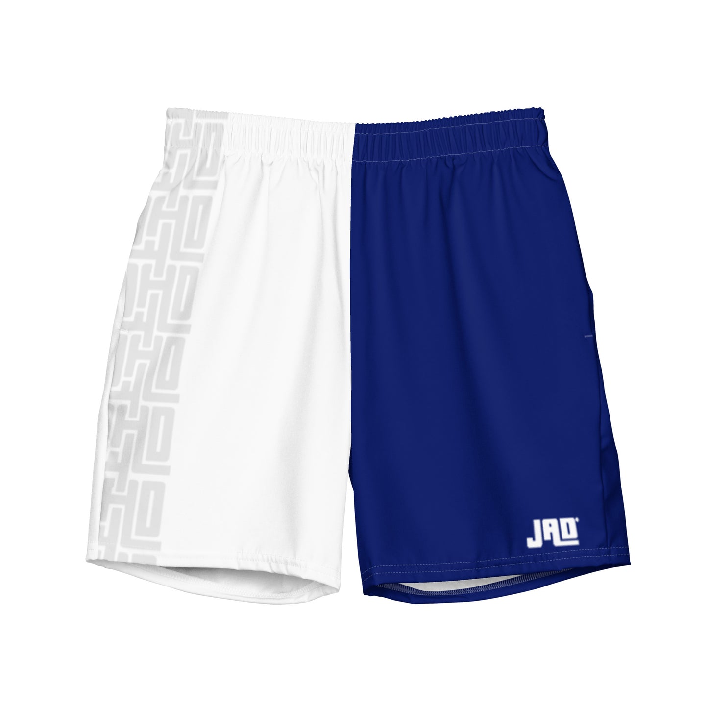 Men's Swim Trunks "JAD Pattern Blue & White"