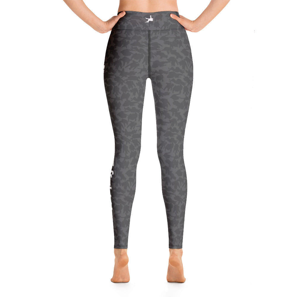 Leggings "Judothrow Camouflage Grey Fighting Lifestyle"