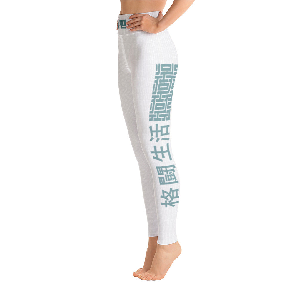 Leggings "White JAD Fighting Lifestyle"