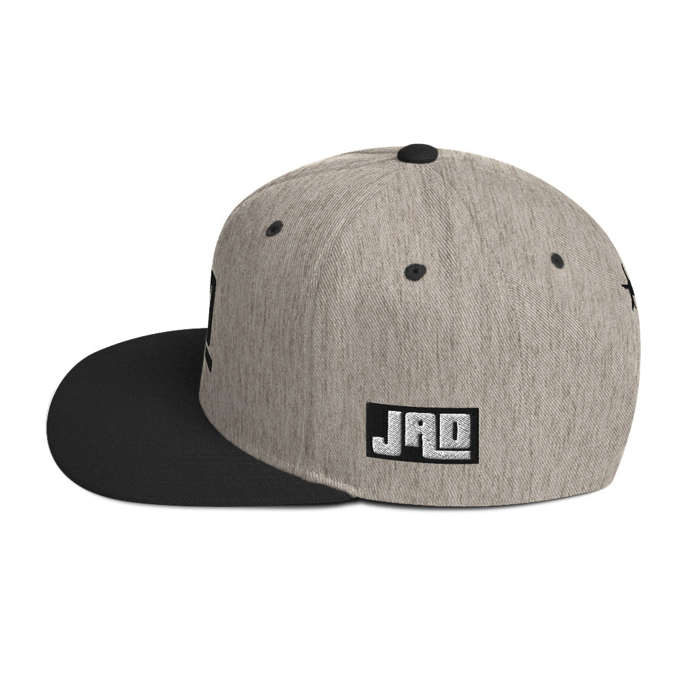 Snapback Hat "JAD Label" 3D Stick