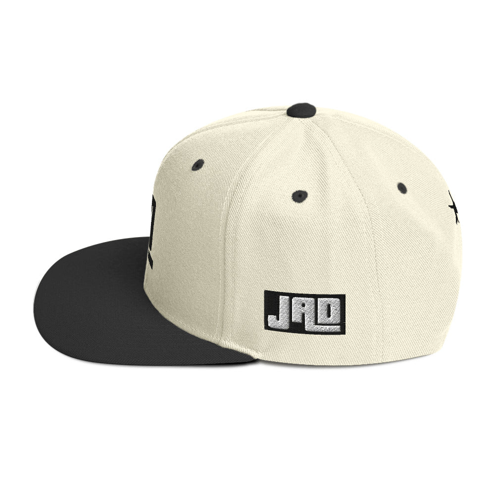 Snapback Hat "JAD Label" 3D Stick