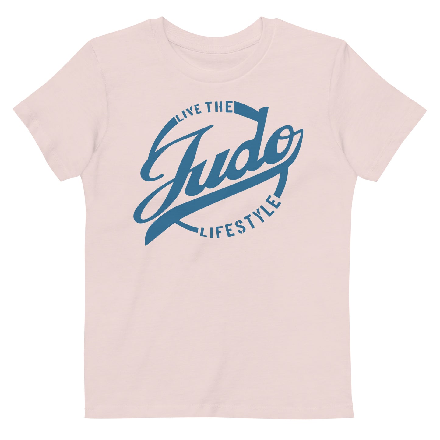 Kids T-Shirt 3-14 years "Live The Judo Lifestyle Blue"