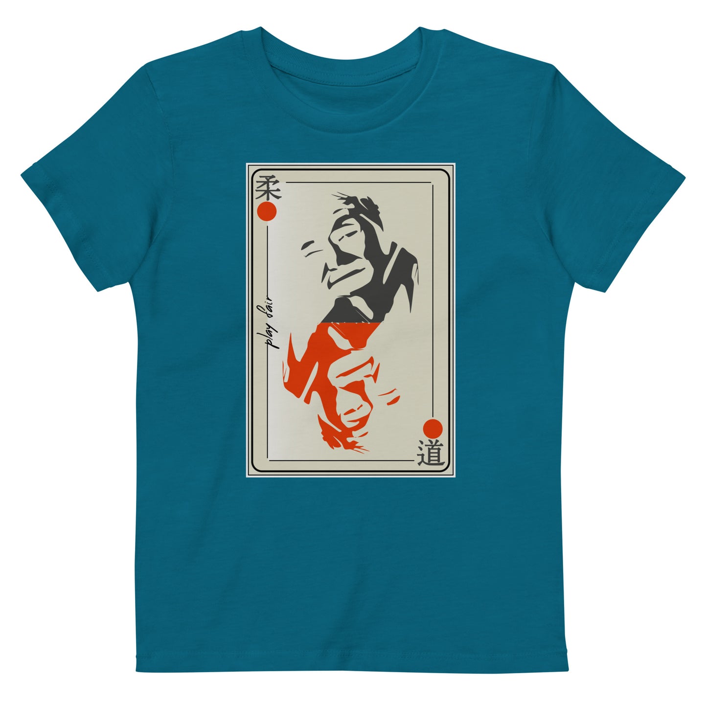 Kids T-Shirt 3-14 years "Jigoro Kano Cardplay"