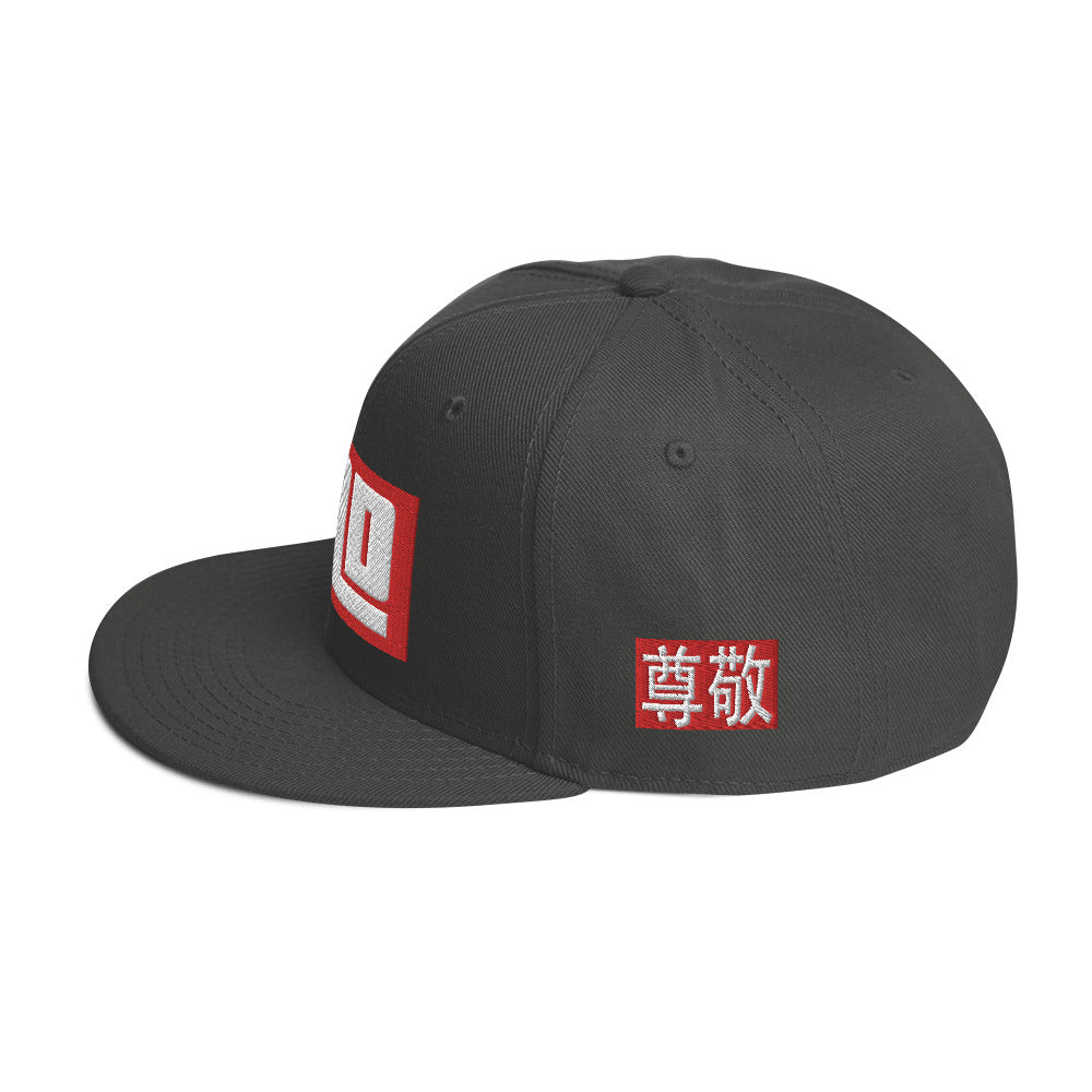 Otto Cap "JAD Label Respect Gray" Flat Stick