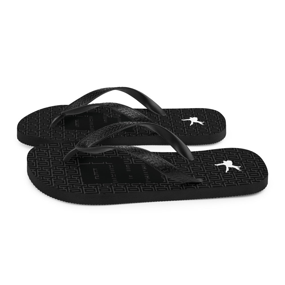 Flip-Flops "JAD Pattern Black"