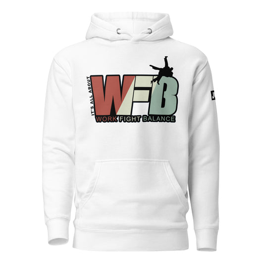 Hoodie 'Work Fight Balance Creme' | JAD®